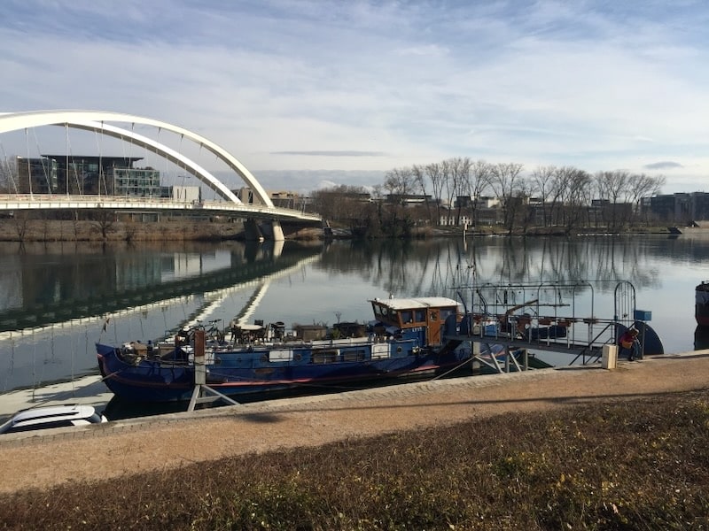A France winter can be gorgeous, like this riverside scene
