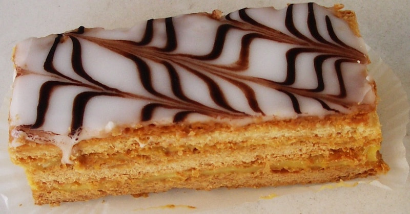 French pastry millefeuille
