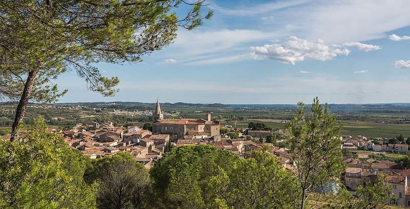 Beautiful view of France seen from a French train Beautiful view of France seen from a French train