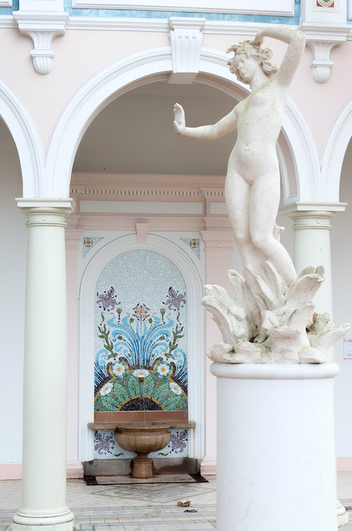 Original water source in Evian les Bains France