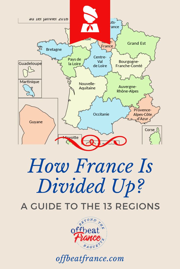 French regions pin