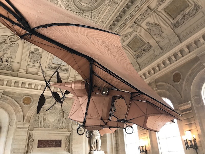 Clement Adler's Avion at the Arts et Metiers Museum in Paris