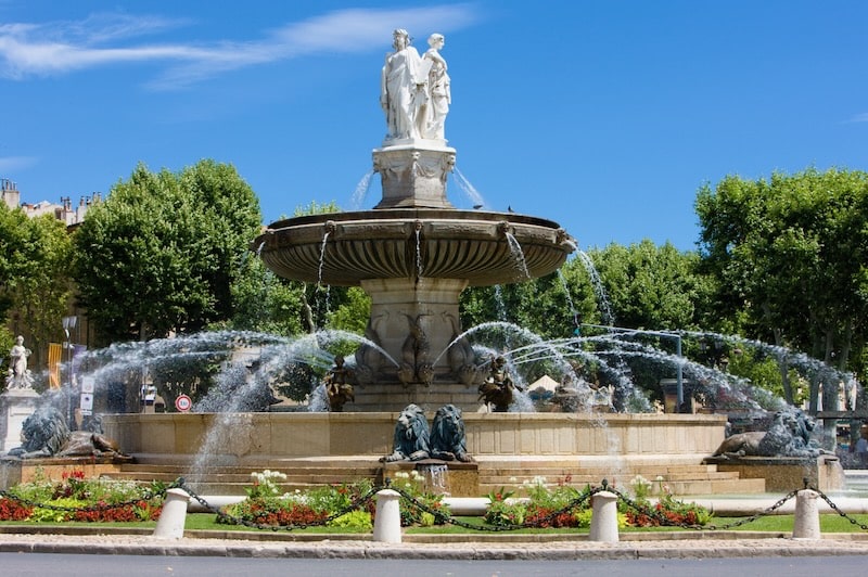 Fountain in Aix-en-Provence