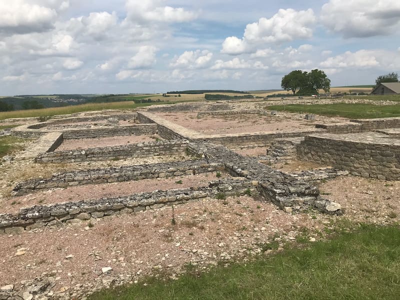 ruins at Alesia ruins at Alesia