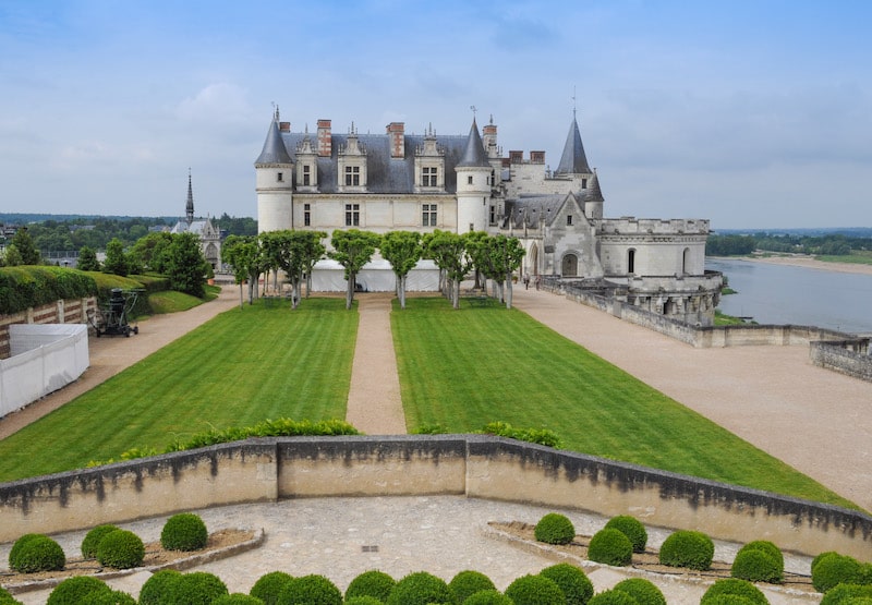 Amboise Chateau, seen from the back