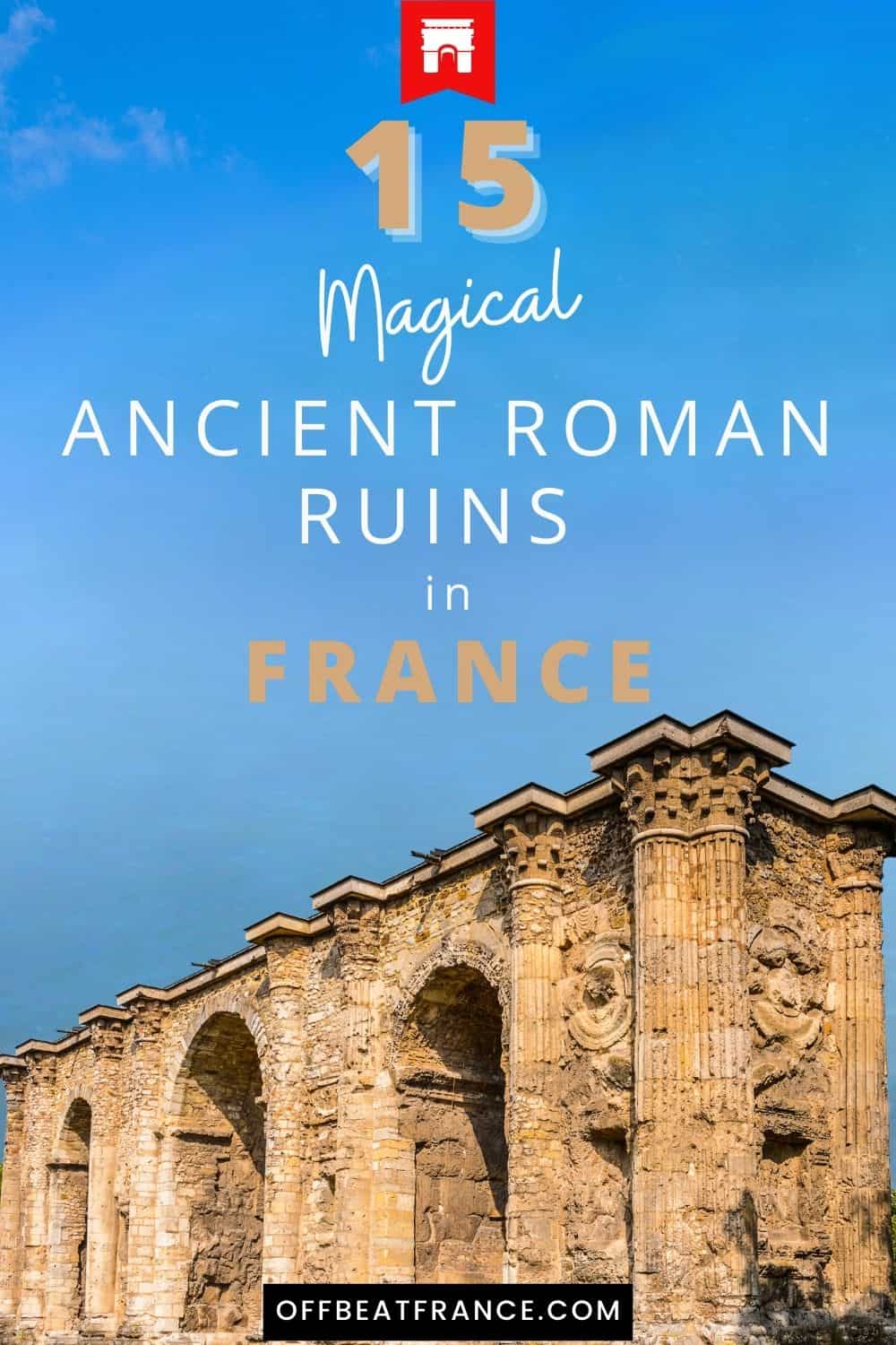 Ancient Roman ruins pin Ancient Roman ruins pin