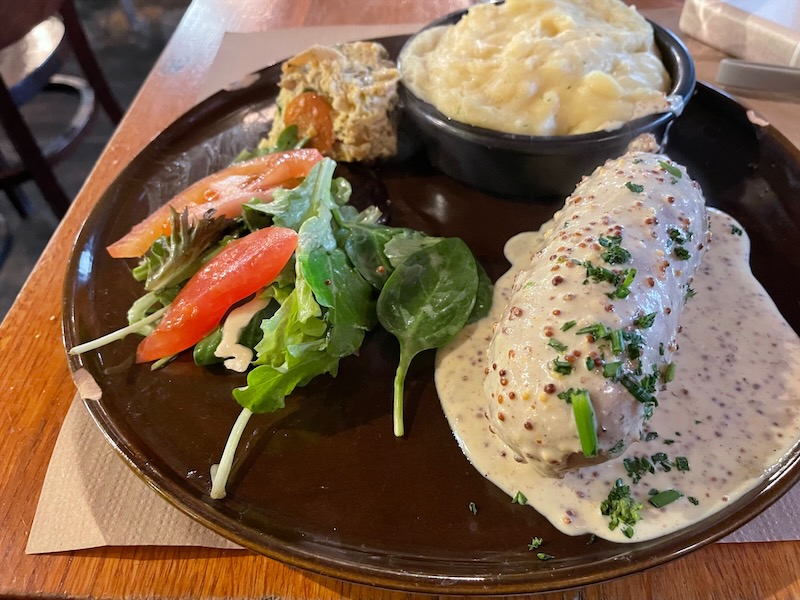 Lyon France things to do: sample Lyonnaise cuisine, like this Andouillette