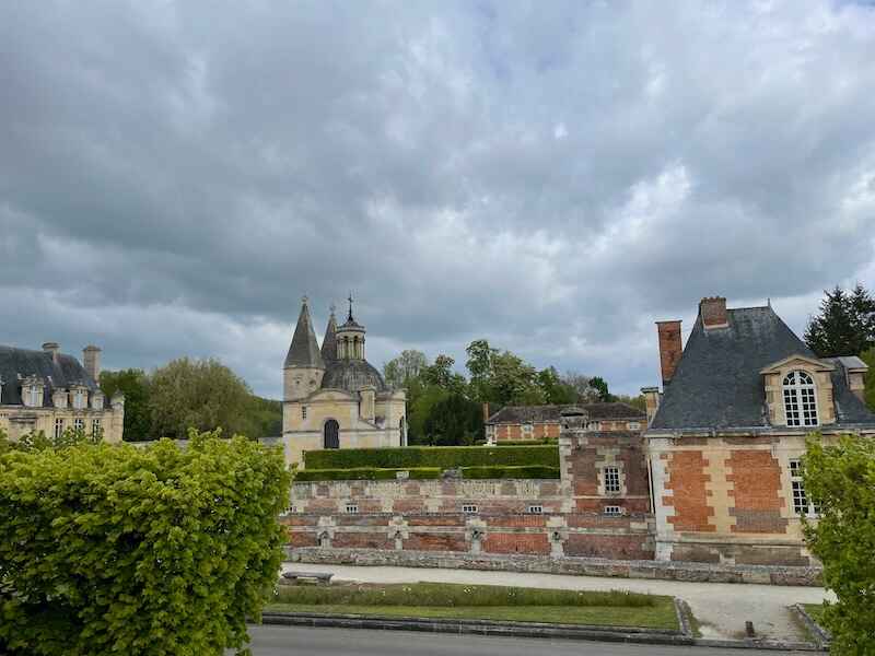 Chateau d'Anet seen from across the street