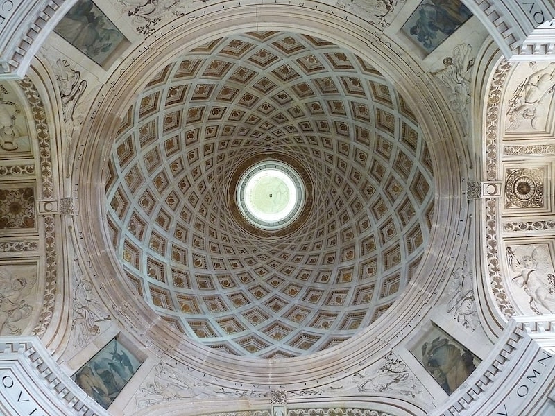The cupola of the chapel of the Chateau d'Anet