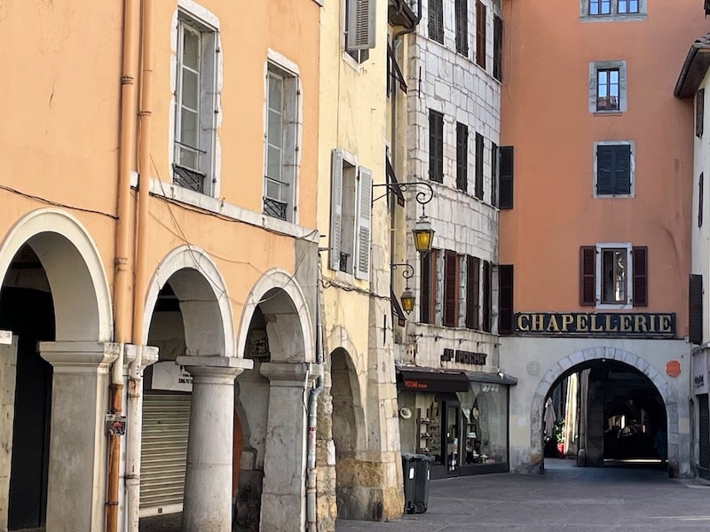 Streets of Annecy without the crowds