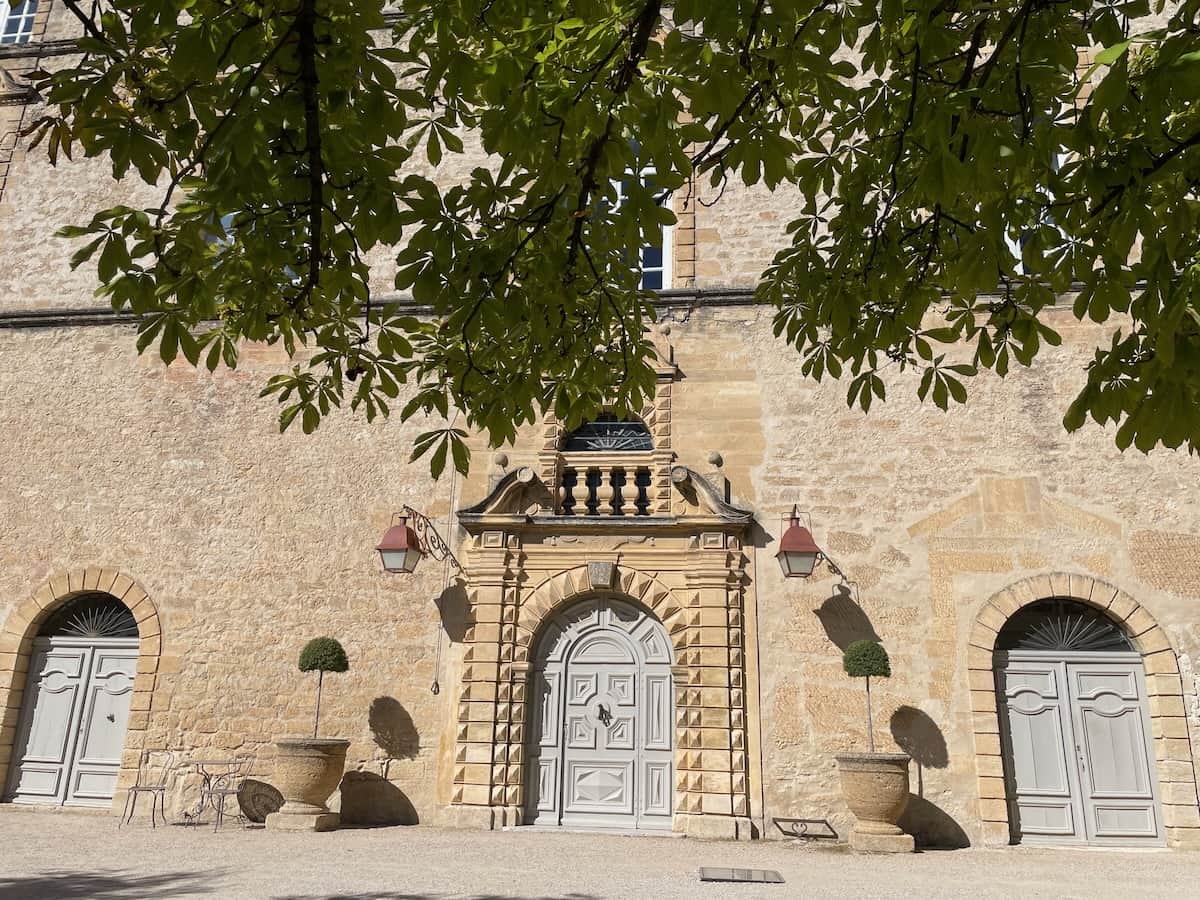 Ansouis castle exterior Ansouis castle exterior