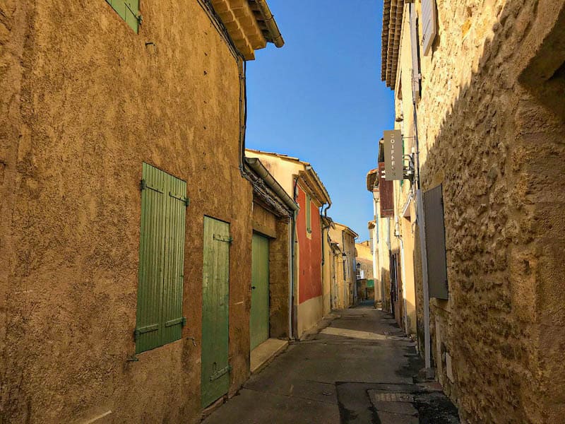 street in Ansouis, one of the most beautiful villages - Provence street in Ansouis, one of the most beautiful villages - Provence