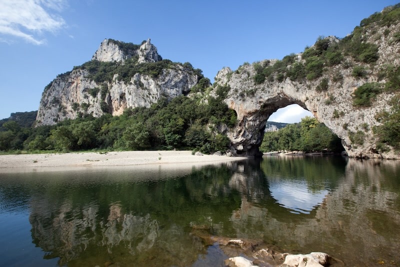 Pont d'Arc in the Ardeche France
