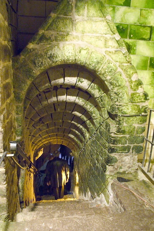 Entrance to the underground Boves in Arras