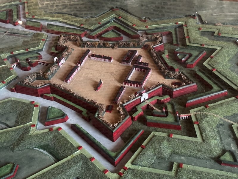 Scale model of the Arras Citadel