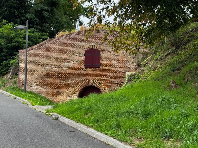 Former powder warehouse built half underground