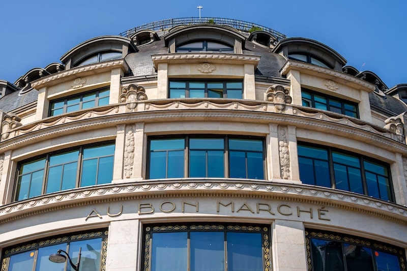 Au Bon Marche, in Paris