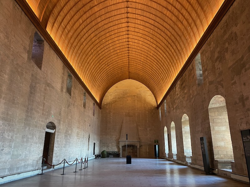 Avignon Popes Palace Conclave room Avignon Popes Palace Conclave room