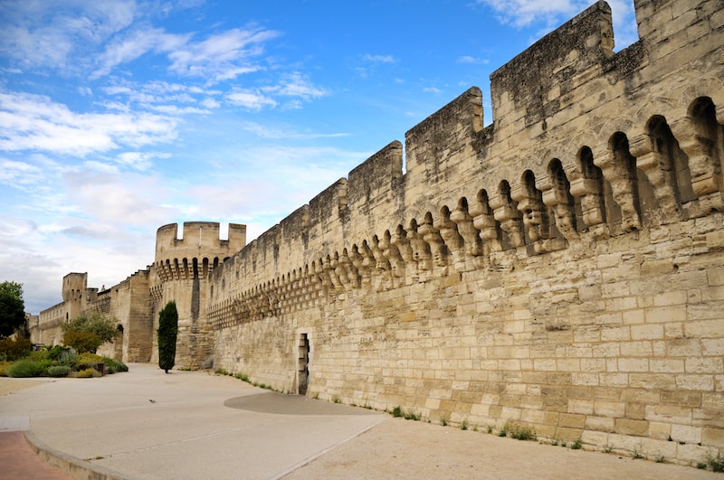 Avignon, a medieval walled city, France