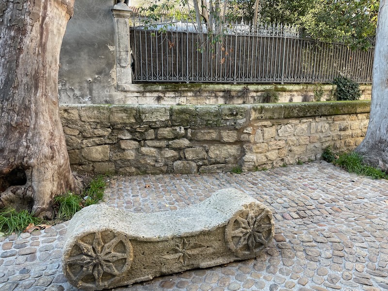 Best things to do in avignon: walk around the rue des Teinturiers and sit on a stone bench