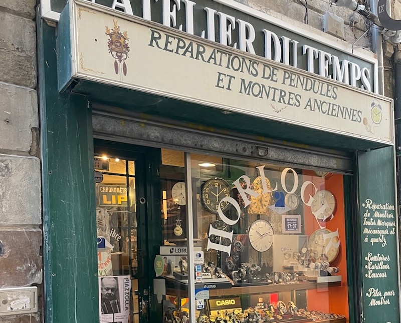 Avignon watch repair shop