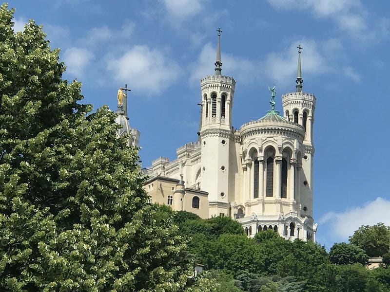 What to see in Lyon: the famous Basilica Notre Dame up on Fourvière Hill