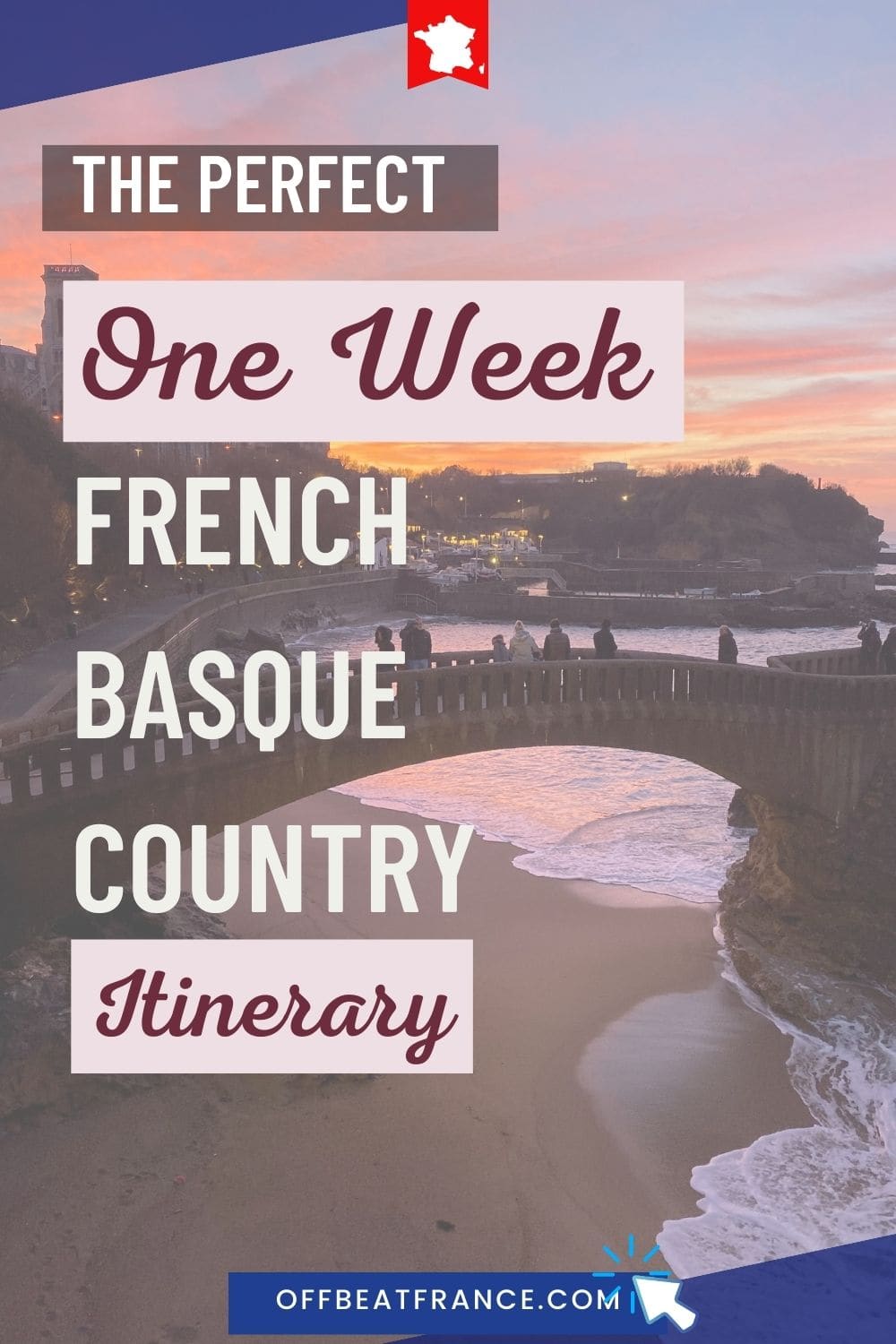 Basque itinerary pin