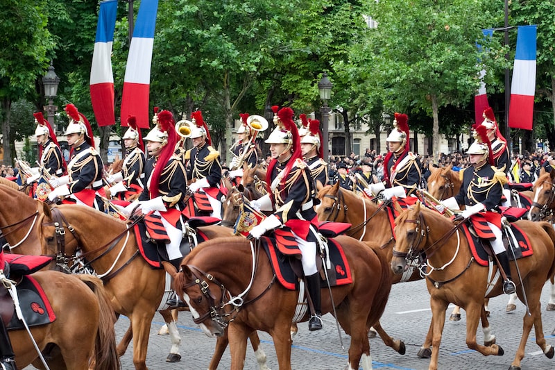 Paris Bastille Day - military parade Paris Bastille Day - military parade