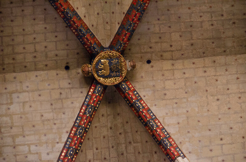 St Mary's Cathedral, coat of arms on the ceiling St Mary's Cathedral, coat of arms on the ceiling