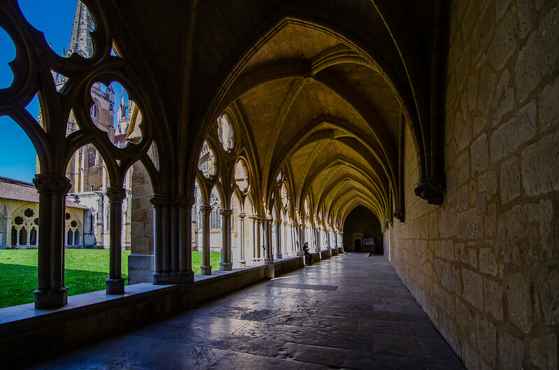 Cloisters of St Mary's Cathedral, Bayonne France Cloisters of St Mary's Cathedral, Bayonne France