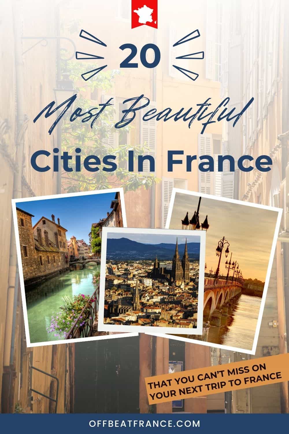 Beautiful cities in France pin Beautiful cities in France pin