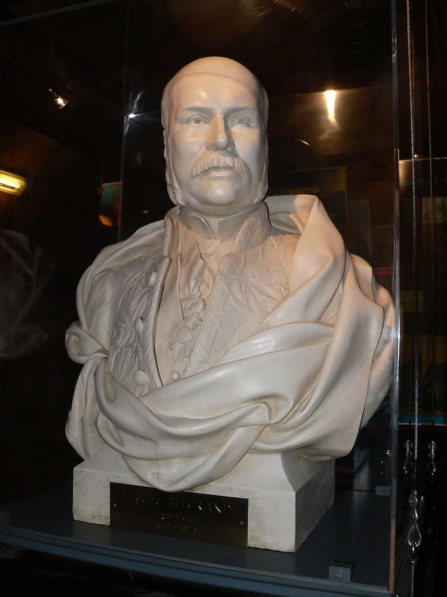 Bust of Belgrand at Paris Sewer Museum