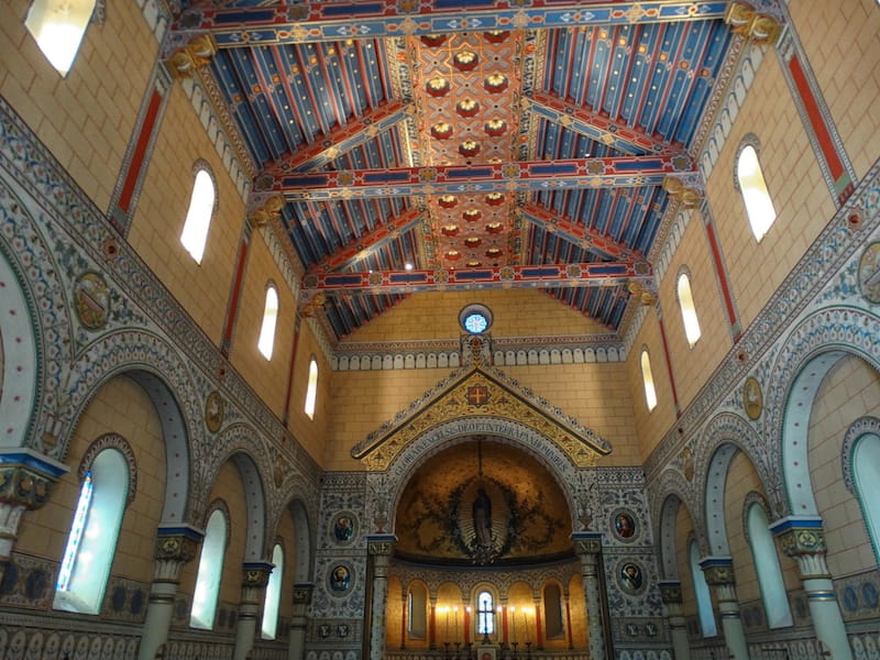 Interior of Imperial chapel in Biarritz France Interior of Imperial chapel in Biarritz France