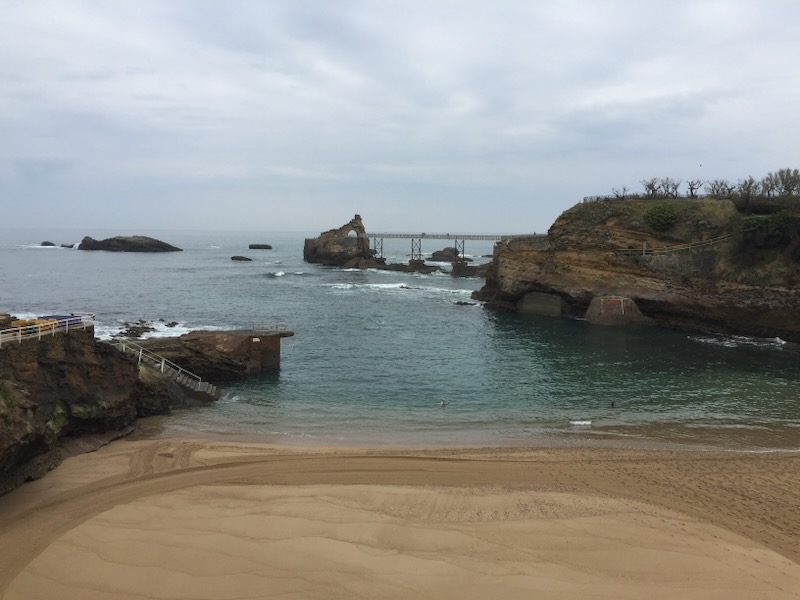 Rocher de la Vierge in Biarritz