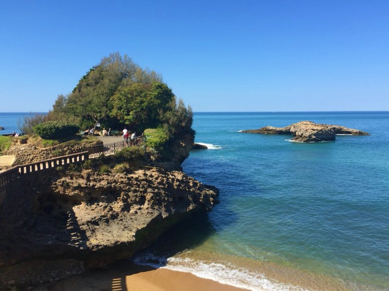 Biarritz, popular Basque French town