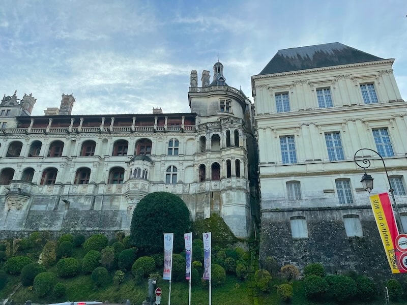 Front of Blois castle