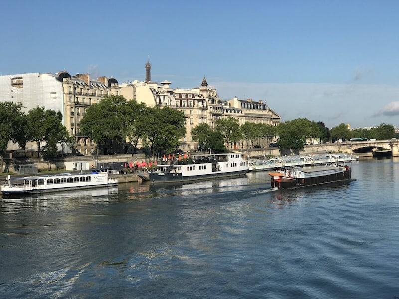 Boats along the Seine River also offer food tours Paris