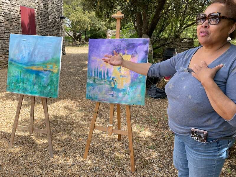 Artist Janice Jacquet shows her most recent paintings in Bonnieux Artist Janice Jacquet shows her most recent paintings in Bonnieux