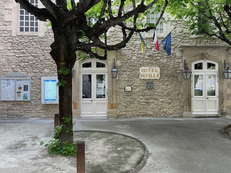 Old town hall of Bonnieux Old town hall of Bonnieux