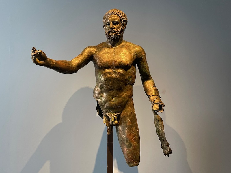 Statue of Hercules at the Musee d'Aquitaine Bordeaux