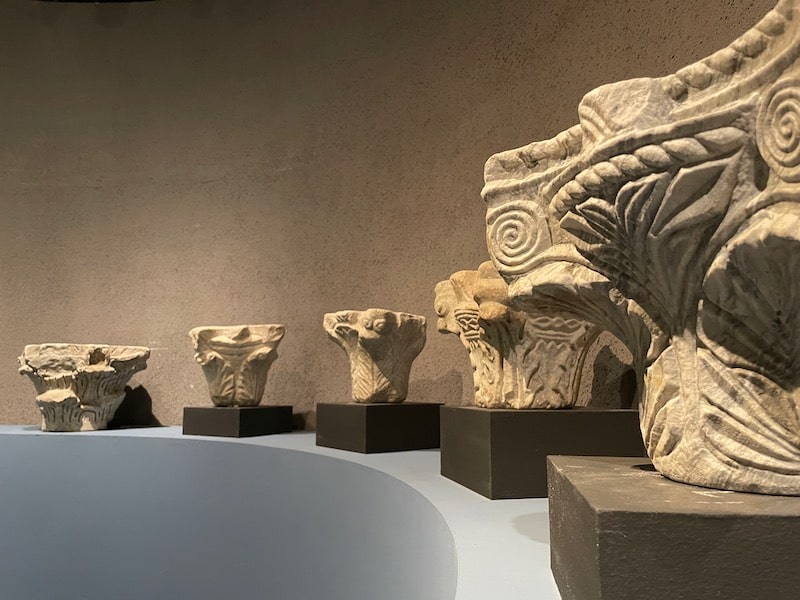Roman remnants in the Musee d'Aquitaine in Bordeaux