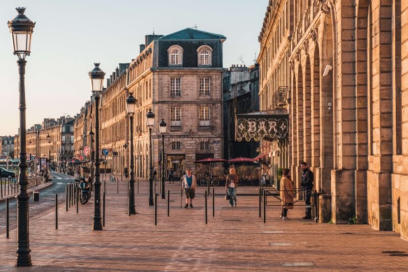 Bordeaux at sunset