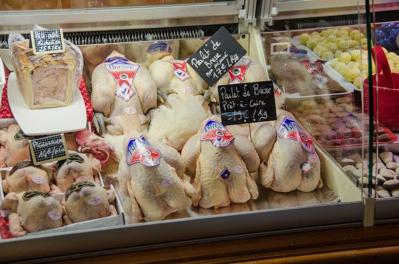 Poulet de Bresse (Bresse chicken)