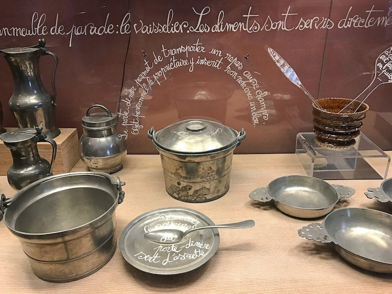 Calligraphy at Burgundian museum Dijon