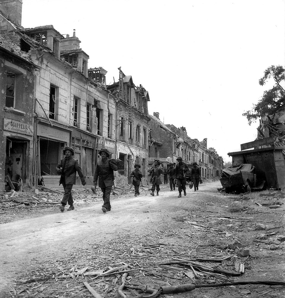 Caen during World War II