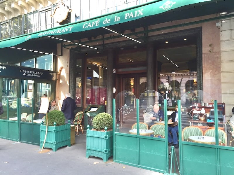 Cafe de la Paix in autumn Cafe de la Paix in autumn