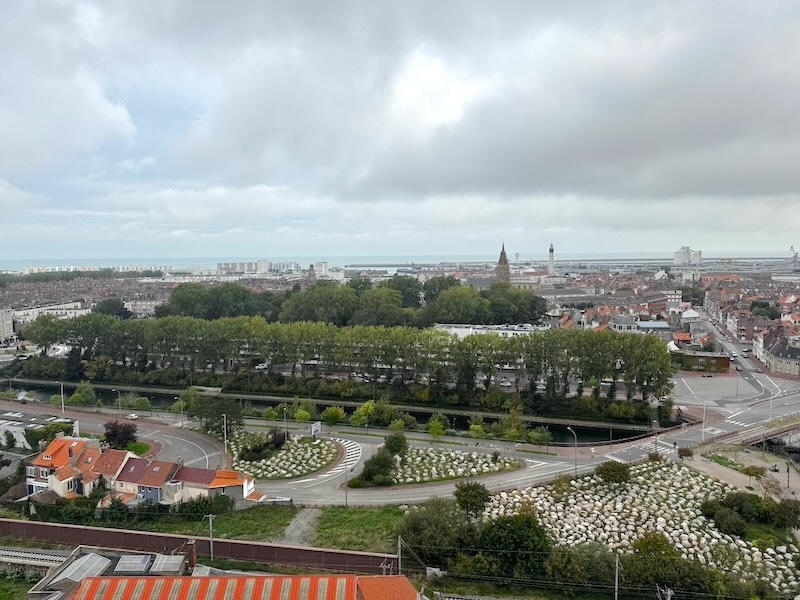 View from the top of Calais belfry