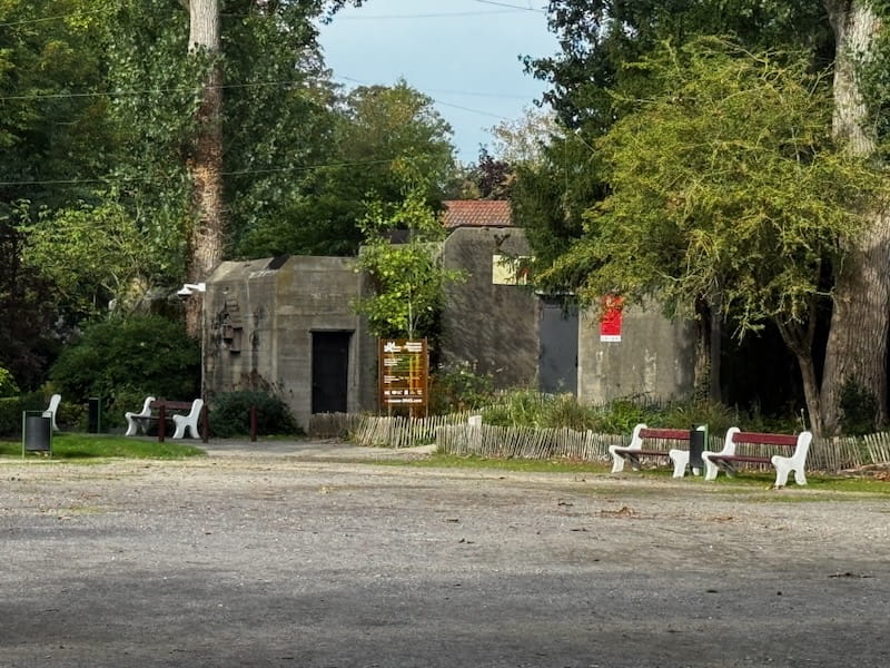 Calais bunker museum WWII from the outside