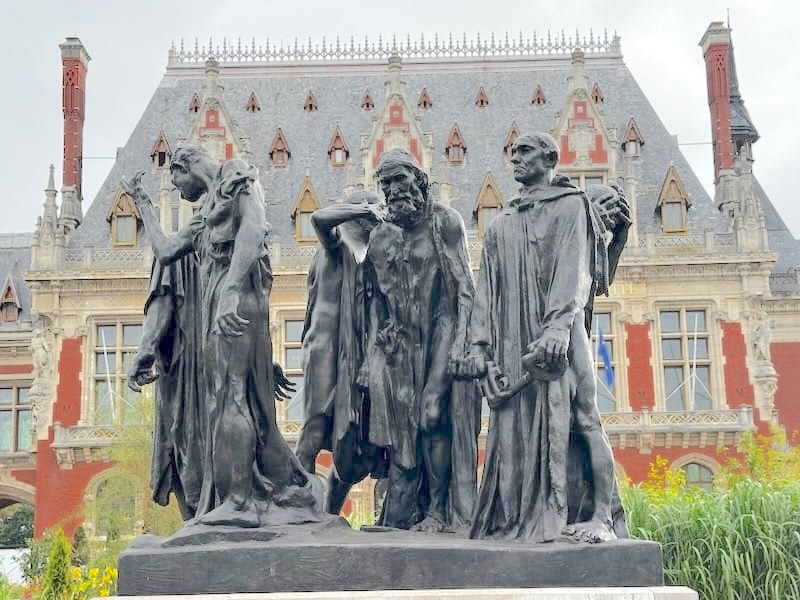 Burghers of Calais town hall