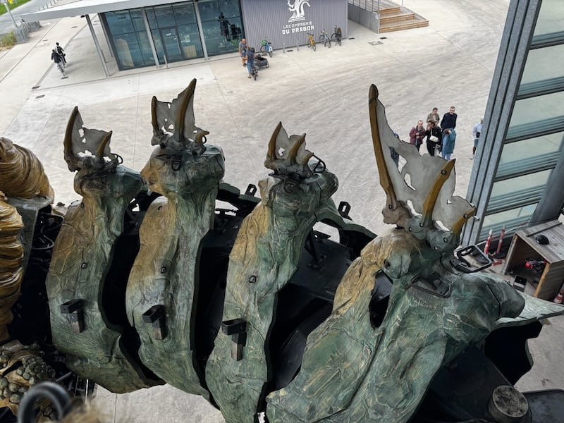 View from the top of the Calais dragon